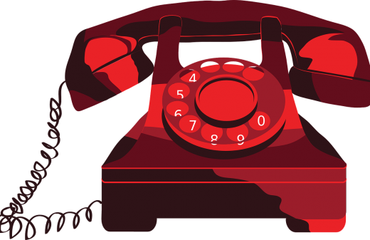 Rotary phone Graphic